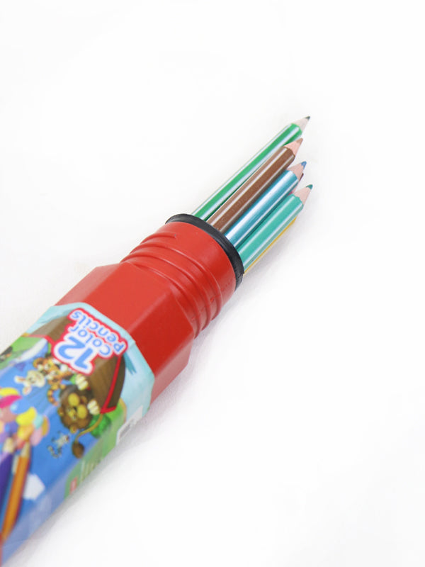 Pack Of 12 Colour Pencil Multicolor