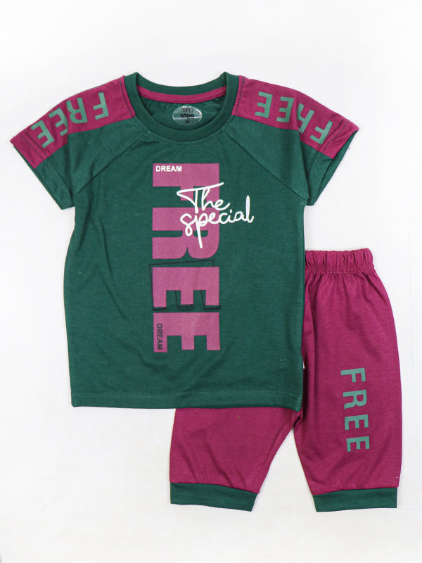SK Kids Suit 2 Yr - 5 Yr The Special Dark Green