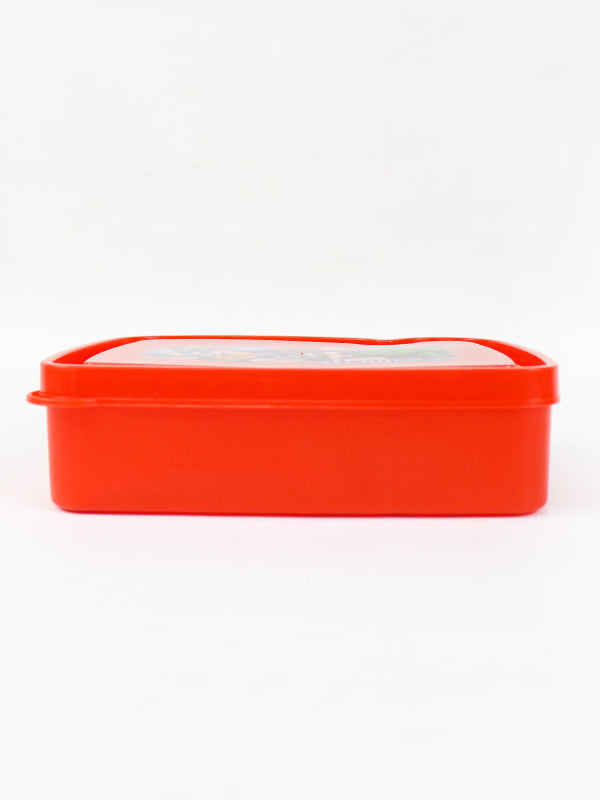 Marvel H School Lunch Box Red
