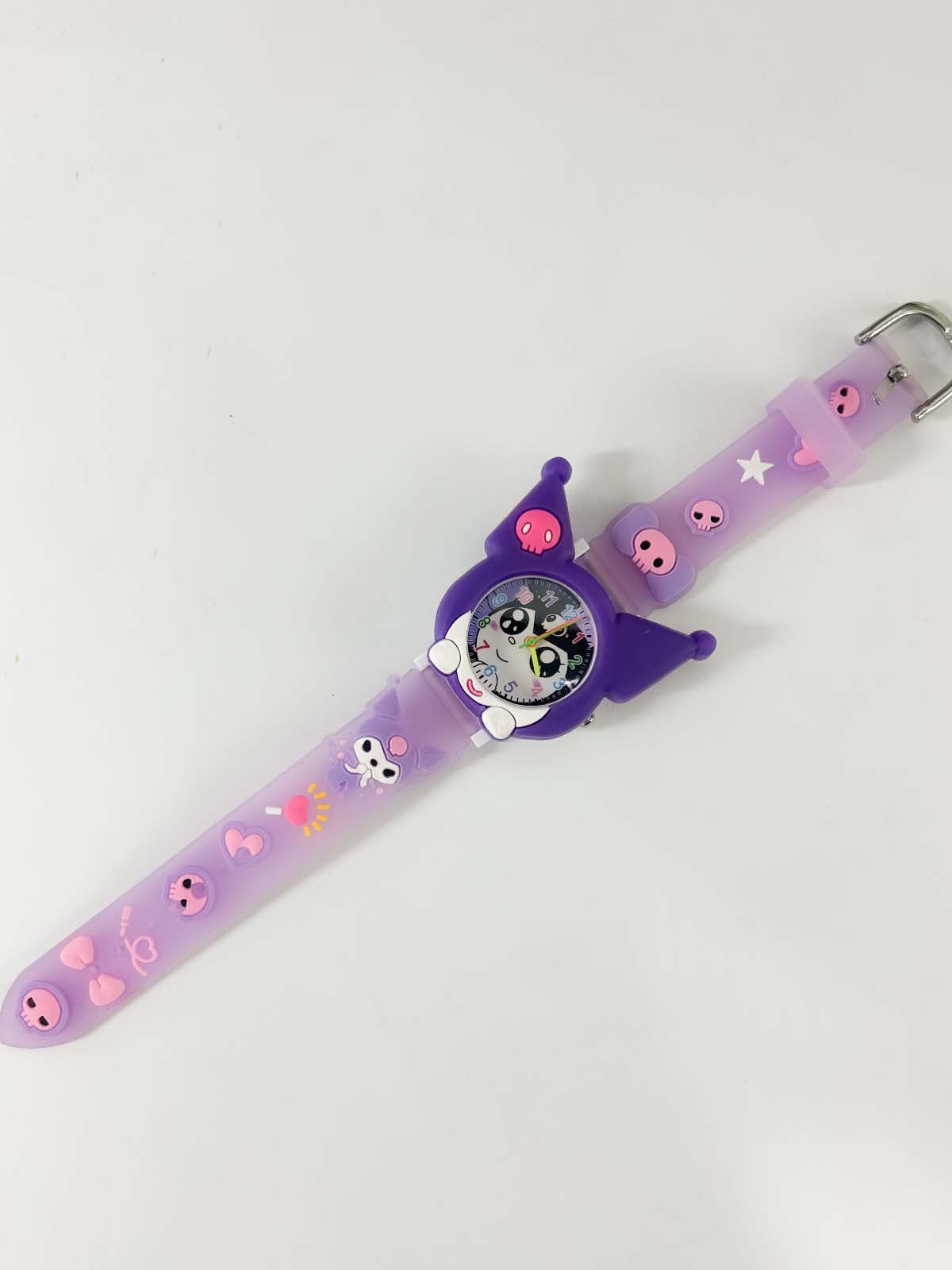Purple Wrist Watch For Girls KWW134