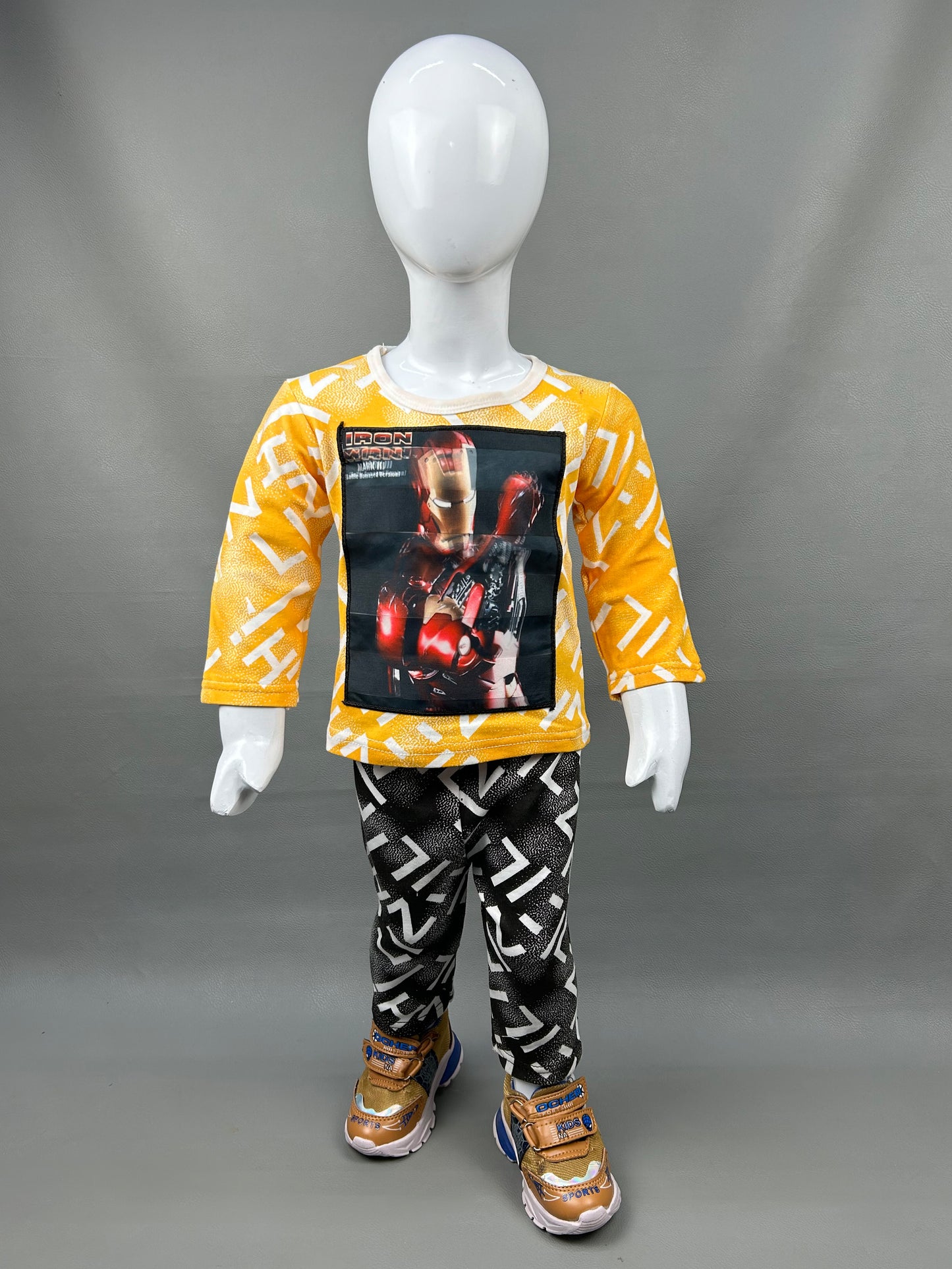 1Yr - 4Yrs Ironman Yellow Suit For Kids TG BS216