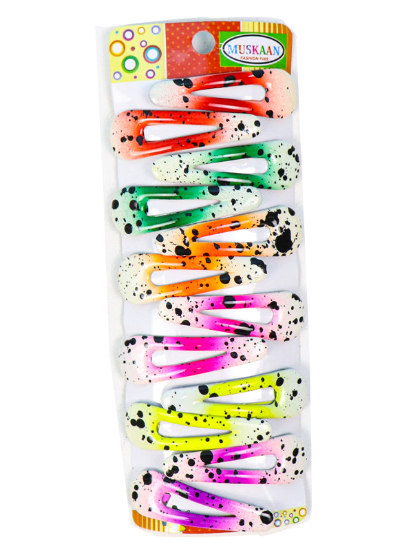 Pack of 12 Girl's Hairpins Multicolor & Multidesign H-003