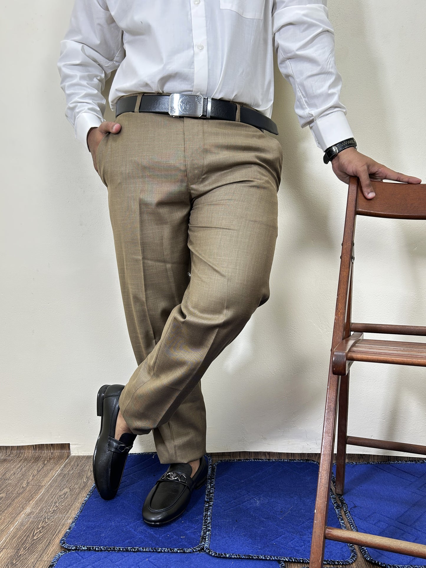 G Brown Formal Dress Pant For Men MFP81