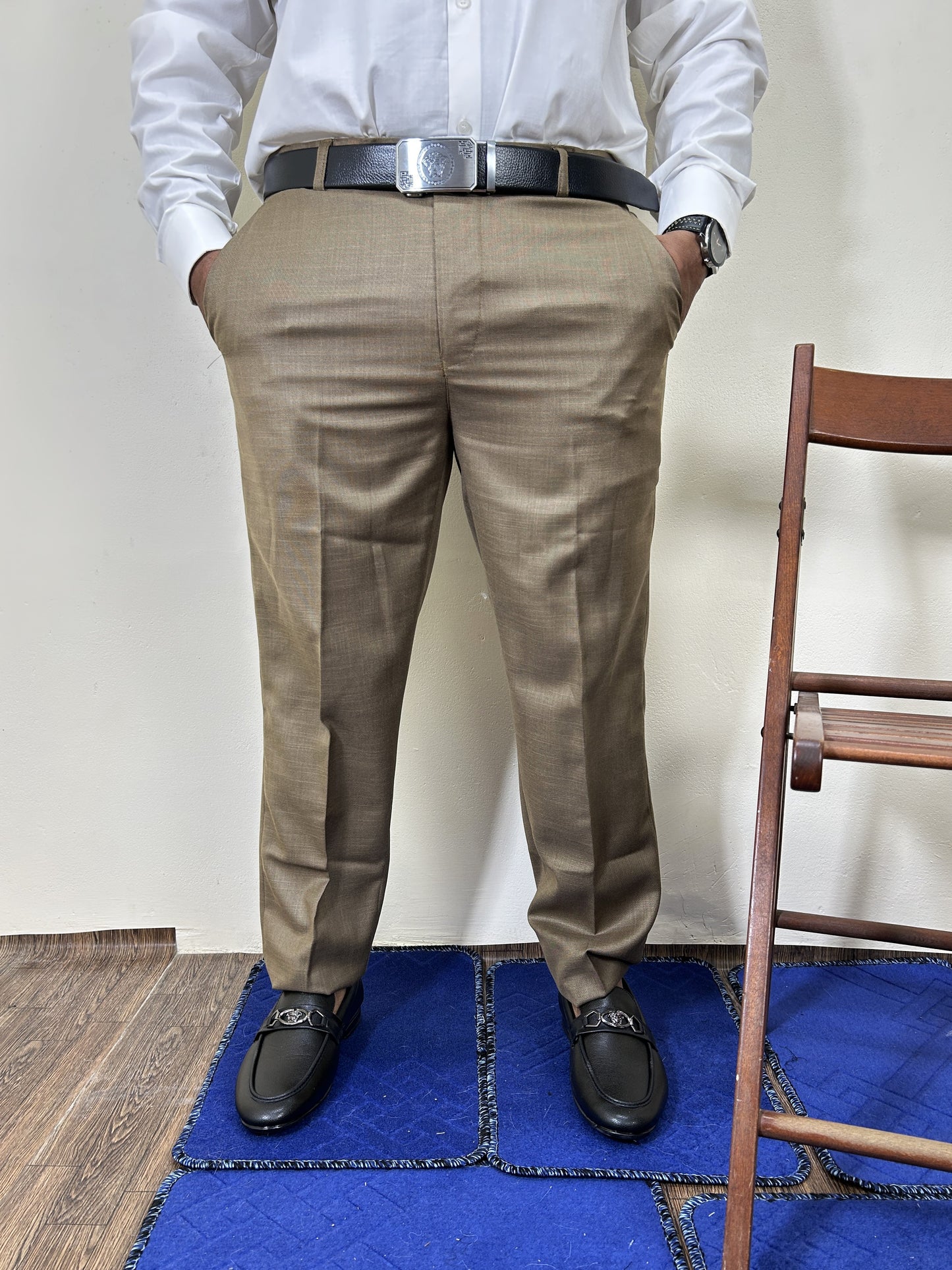 G Brown Formal Dress Pant For Men MFP81