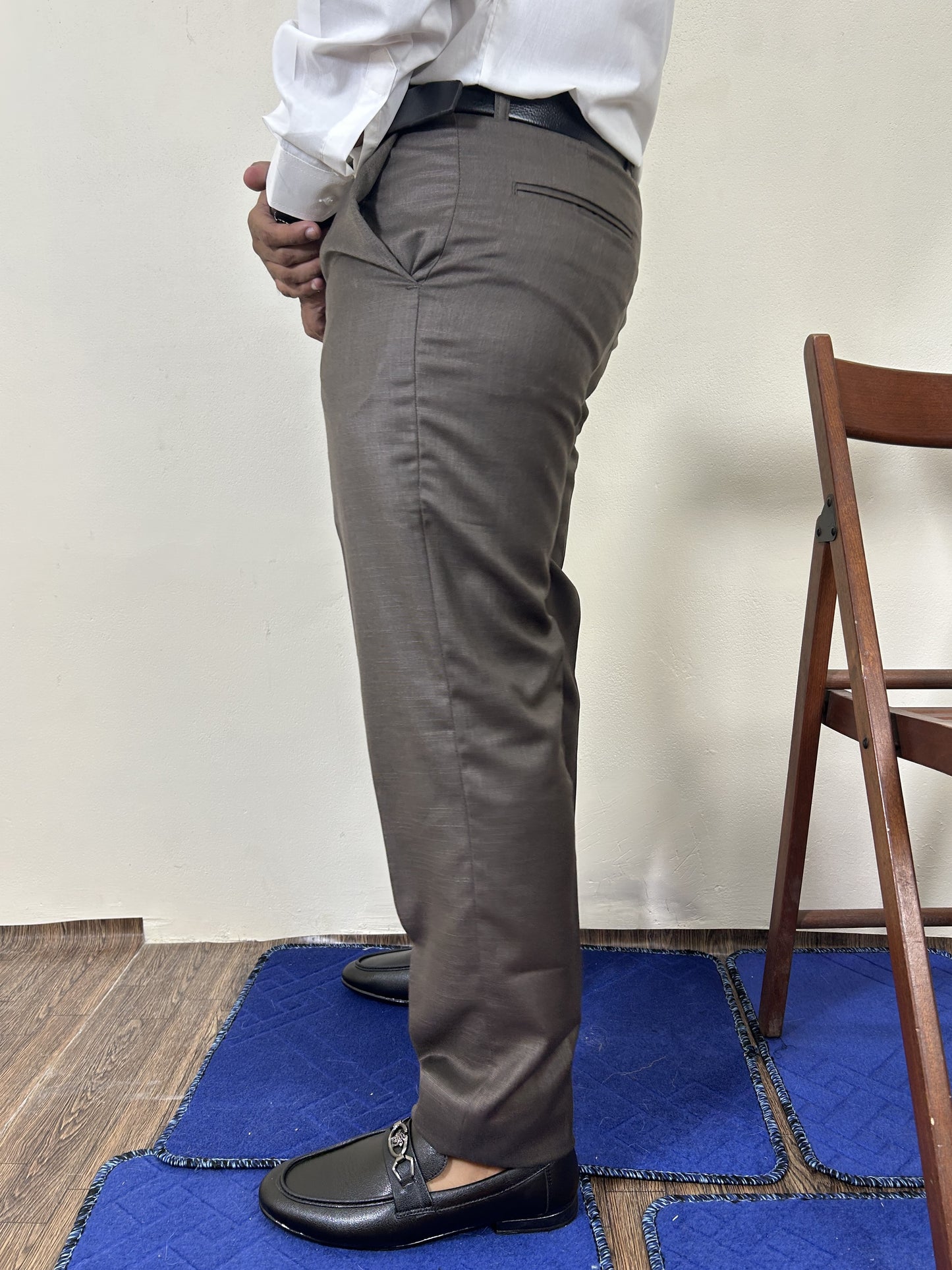 Dark Brown Formal Dress Pant For Men MFP83