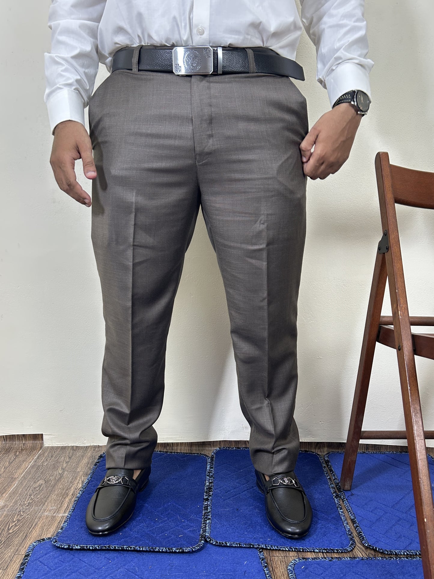 Dark Brown Formal Dress Pant For Men MFP83