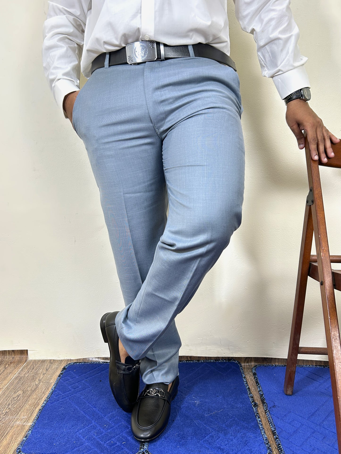 Grey Formal Dress Pant For Men MFP84