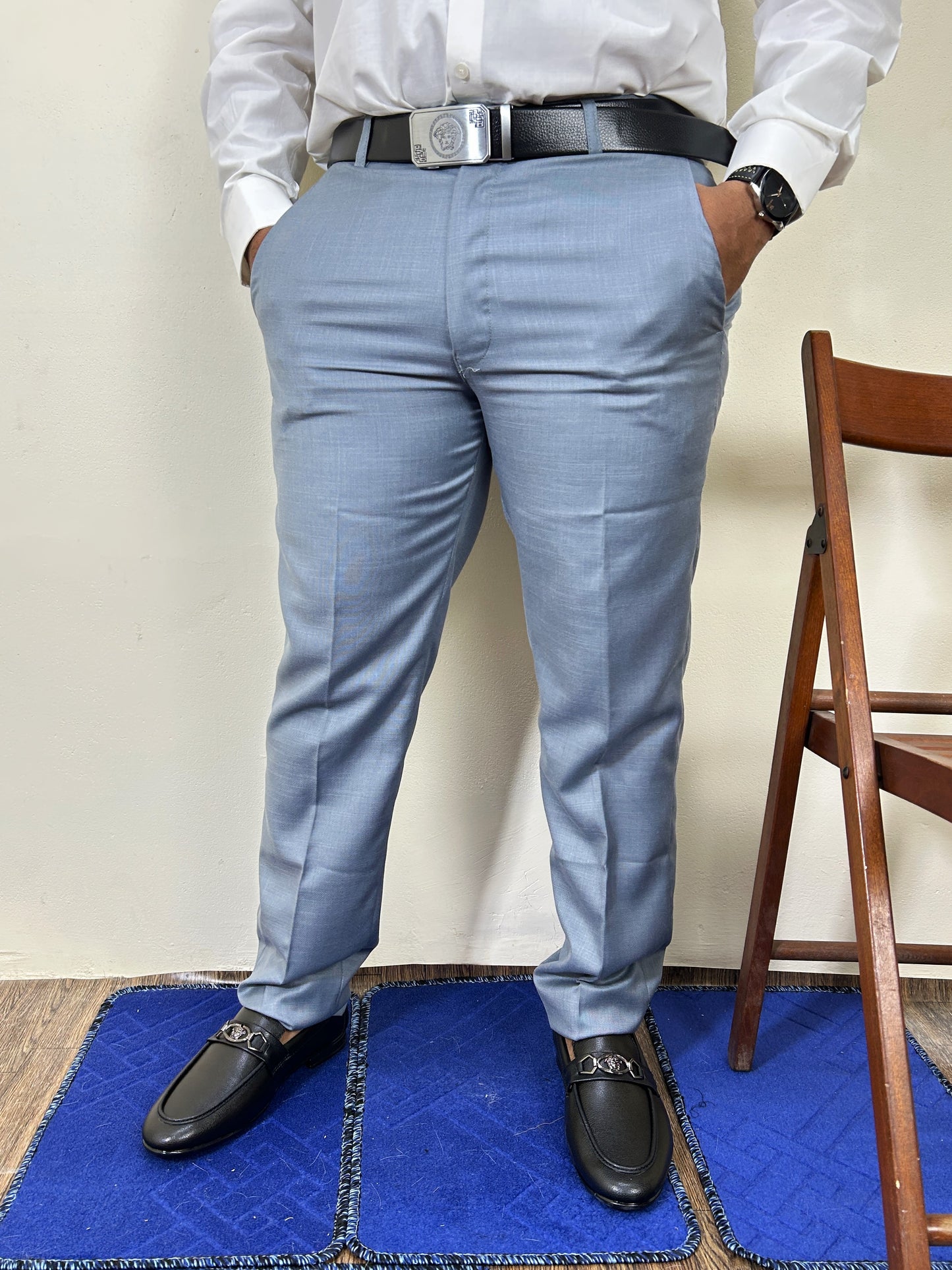 Grey Formal Dress Pant For Men MFP84