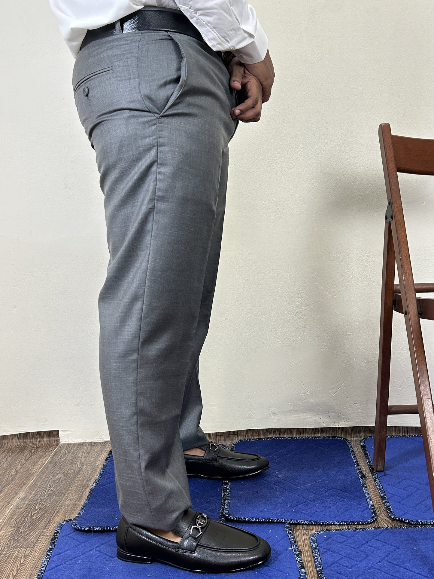 Grey Formal Dress Pant For Men MFP85