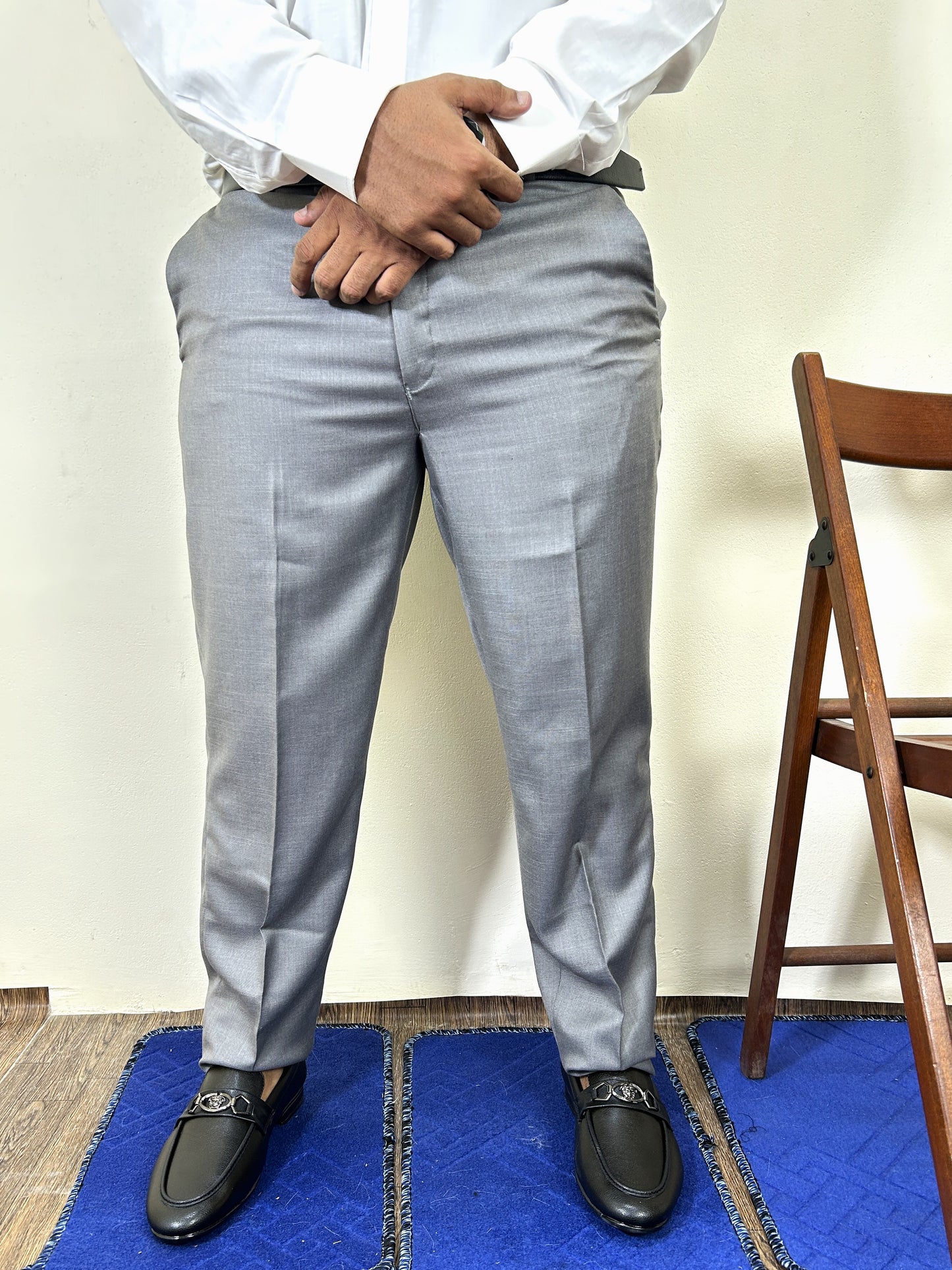 Grey Formal Dress Pant For Men MFP86