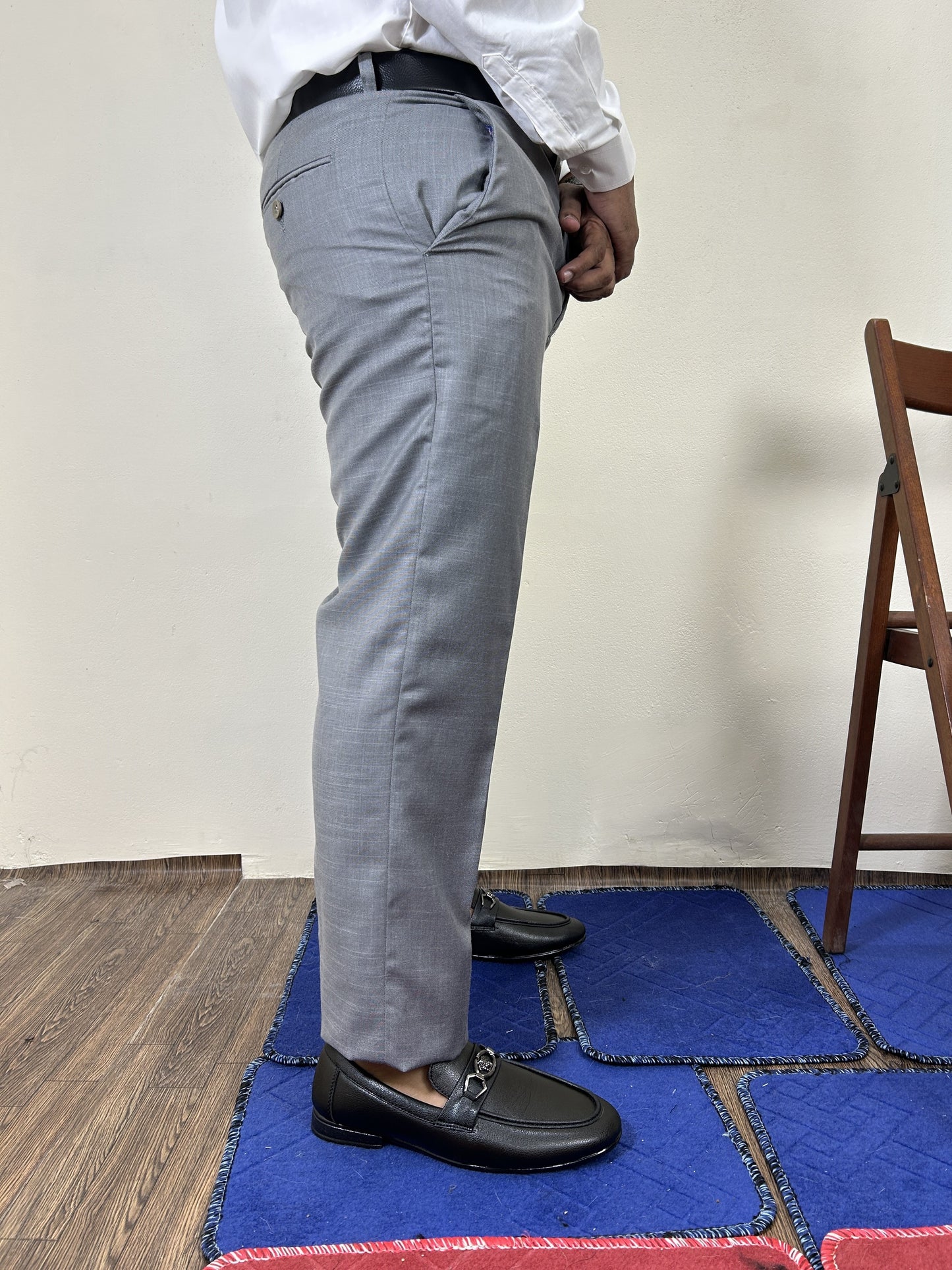 Grey Formal Dress Pant For Men MFP87
