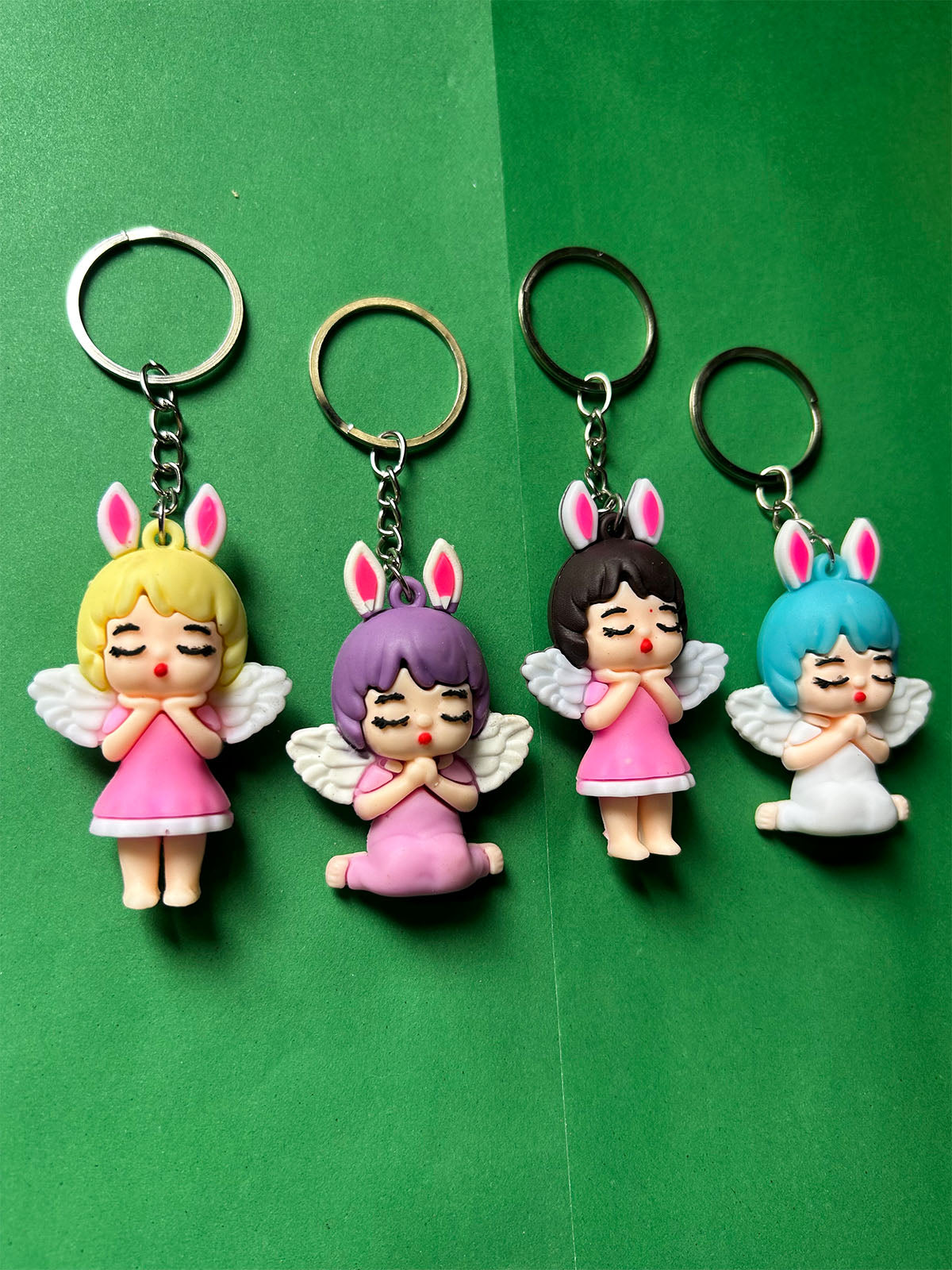KC34 Pack of 4 Key Chain Multicolor
