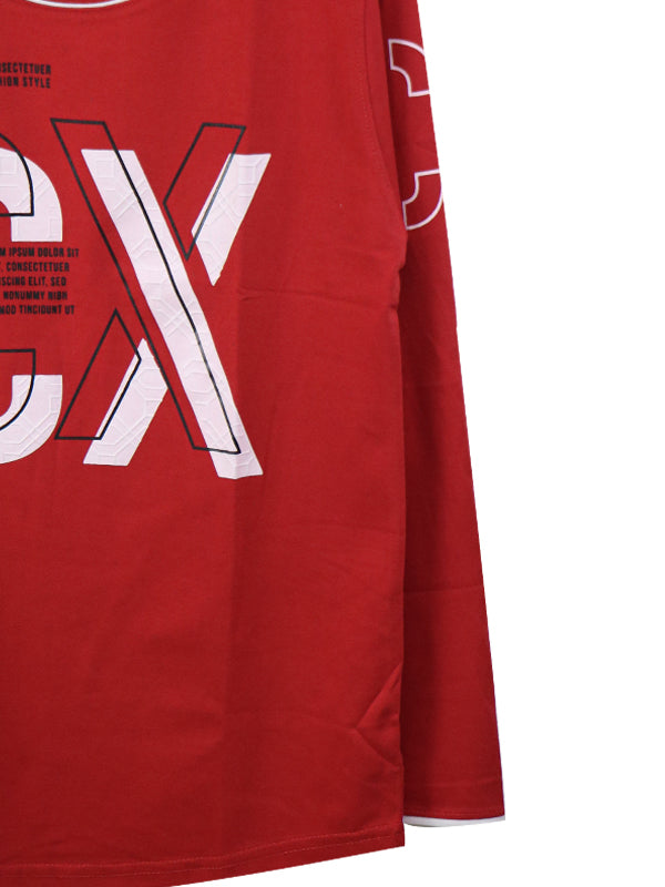 ATT Boys T-Shirt 13 Yrs - 17 Yrs CX Red