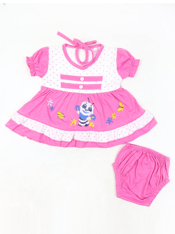 BG Newborn Baby Suit 0Mth - 12Mth Bee Pink