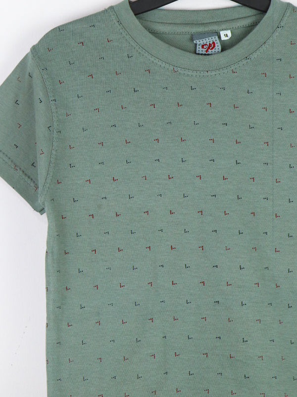 BTS03 MM Boys T-Shirt 3.5Yrs - 8Yrs Green
