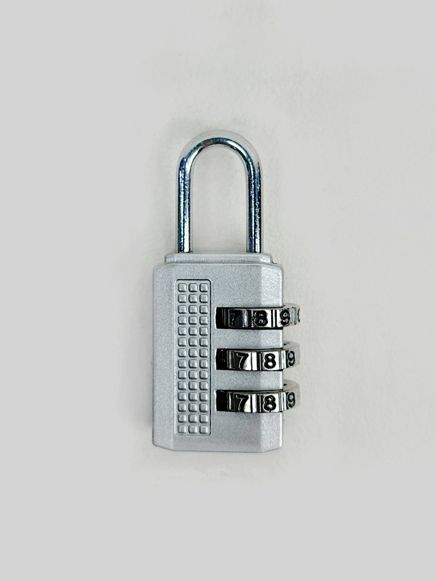 Grey 4 Digit Combination Resettable Padlock - Small