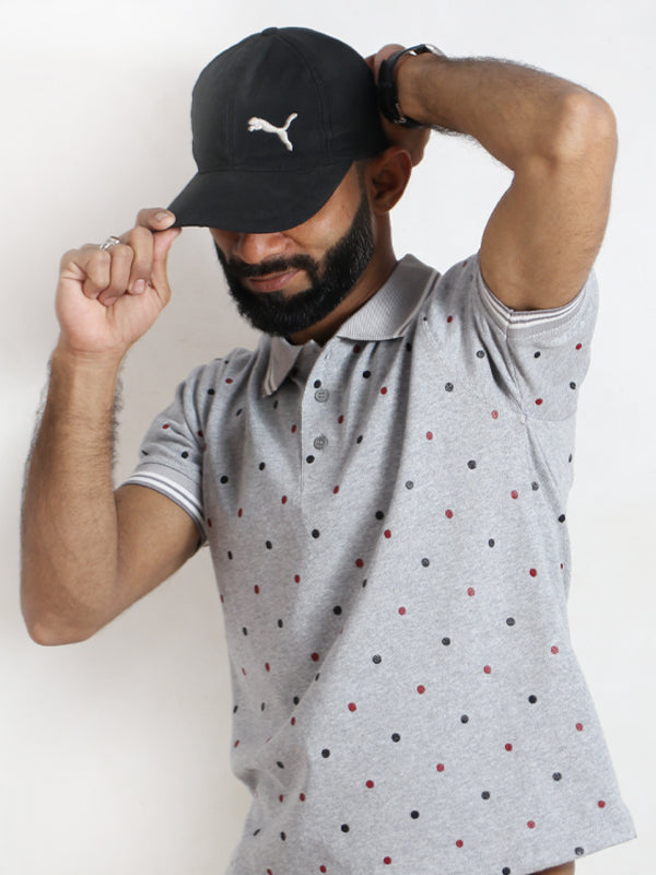 HG Men's Polo T-Shirt Grey 10