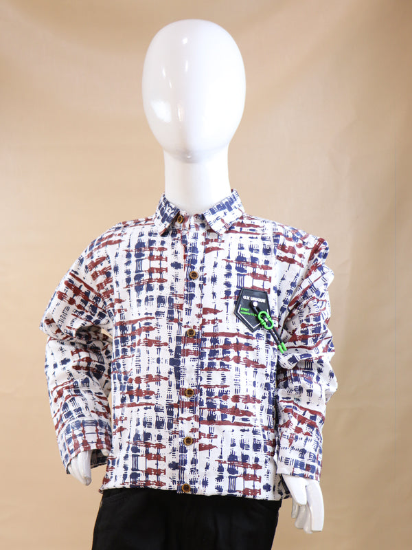 NB Boys Casual Shirt 3Yrs - 12Yrs GX Unique White 01