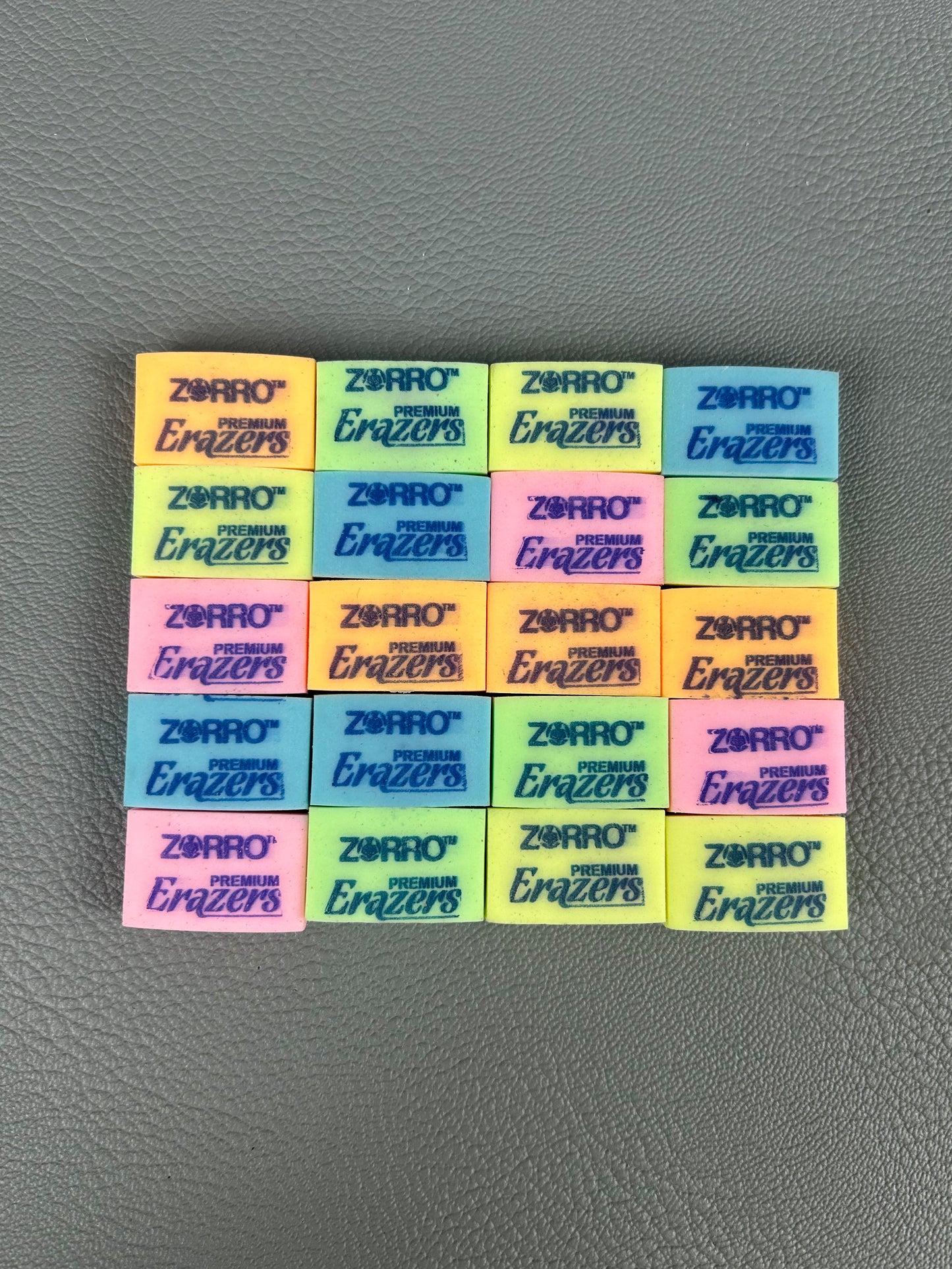 Pack of 20 Pencil Erasers STA15