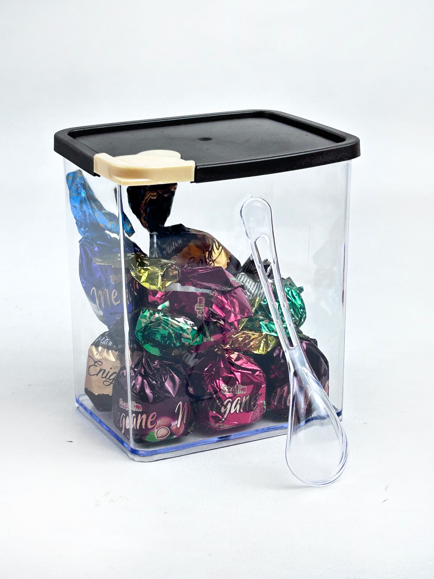 Brown Air Tight Plastic Jar 750ML