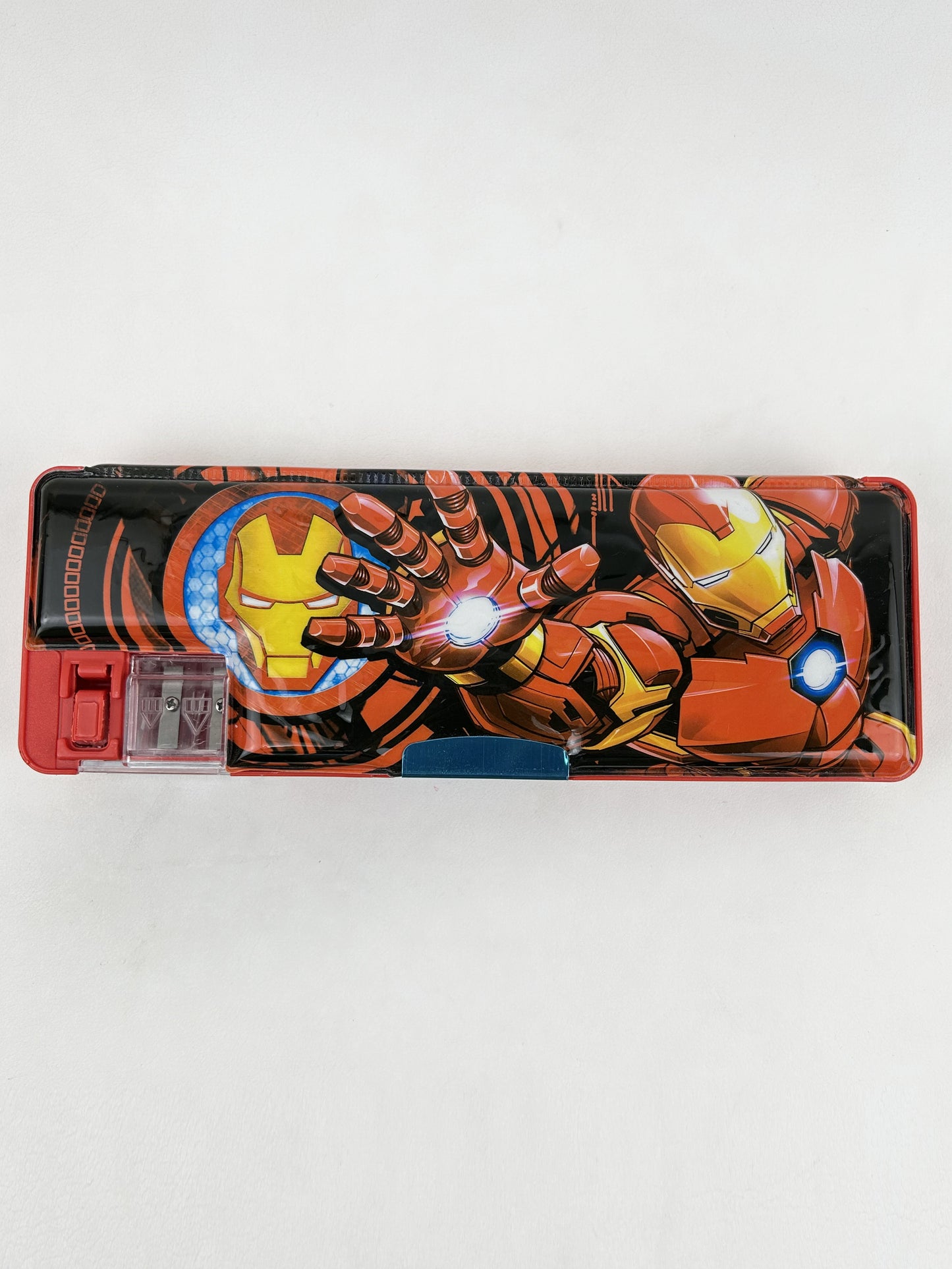 Iron Man Pencil Box With Sharpener For Kids PB89