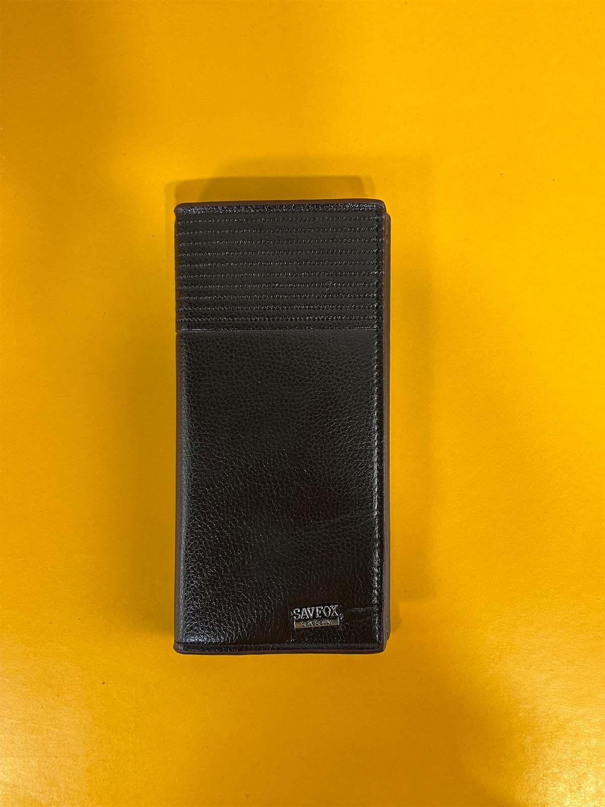 Dark Brown Syn-Leather Long Wallet For Men MW92