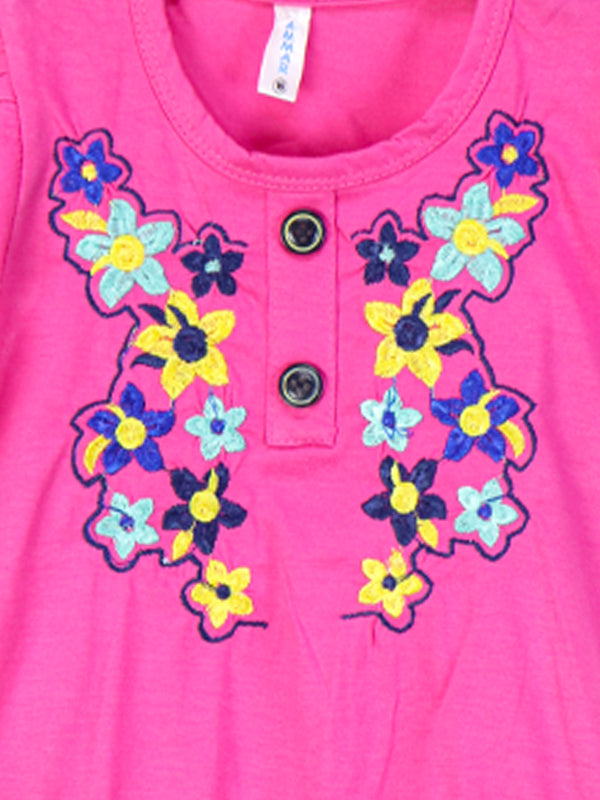 AM Girls T-Shirt 2.5 Yrs - 7 Yrs Petals Pink
