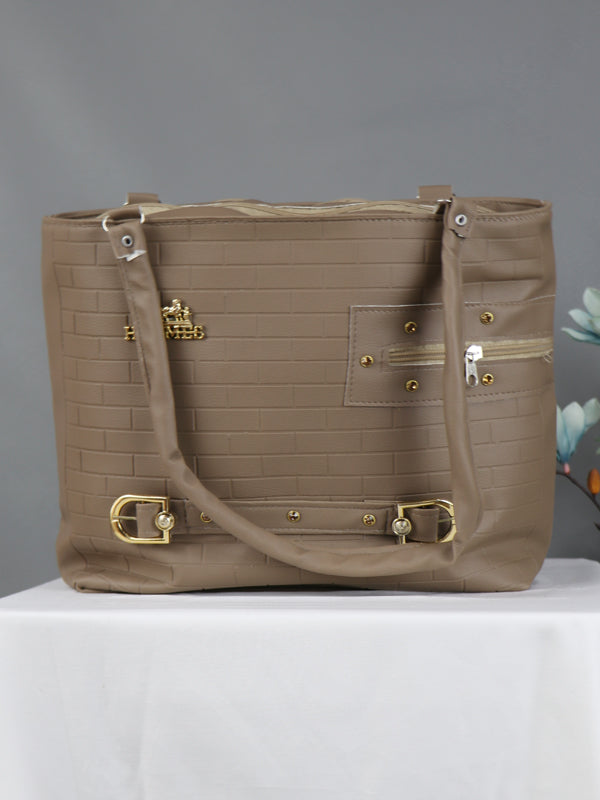WHB09 Women's Handbag HRM Light Brown