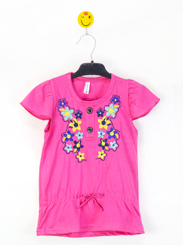AM Girls T-Shirt 2.5 Yrs - 7 Yrs Petals Pink