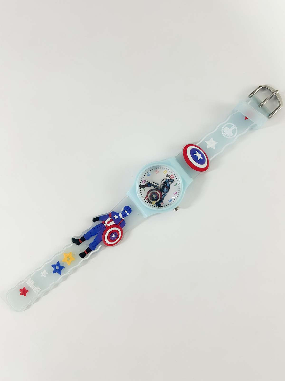 Blue Wrist Watch For Boys Multidesign KWW129