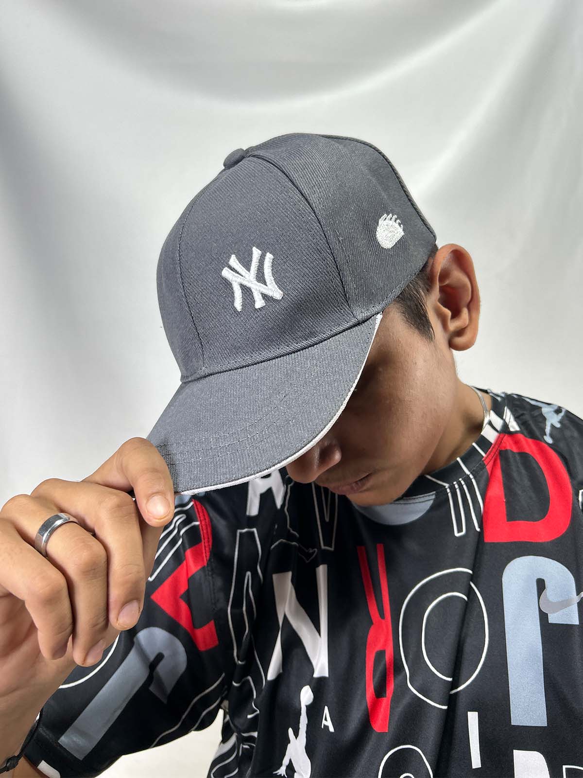 Grey Basic P-Cap For Men CAP35