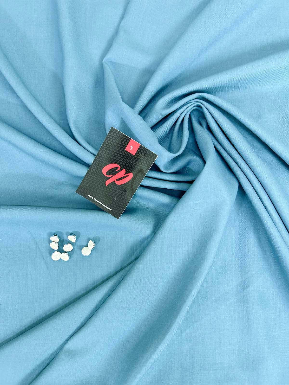 Turquoise Unstitched Kameez Shalwar For Men MUF99