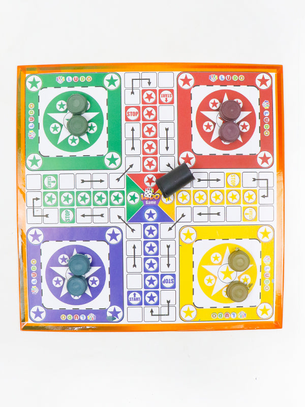 2 in 1 LUDO + Draft Set - 12" x 12"