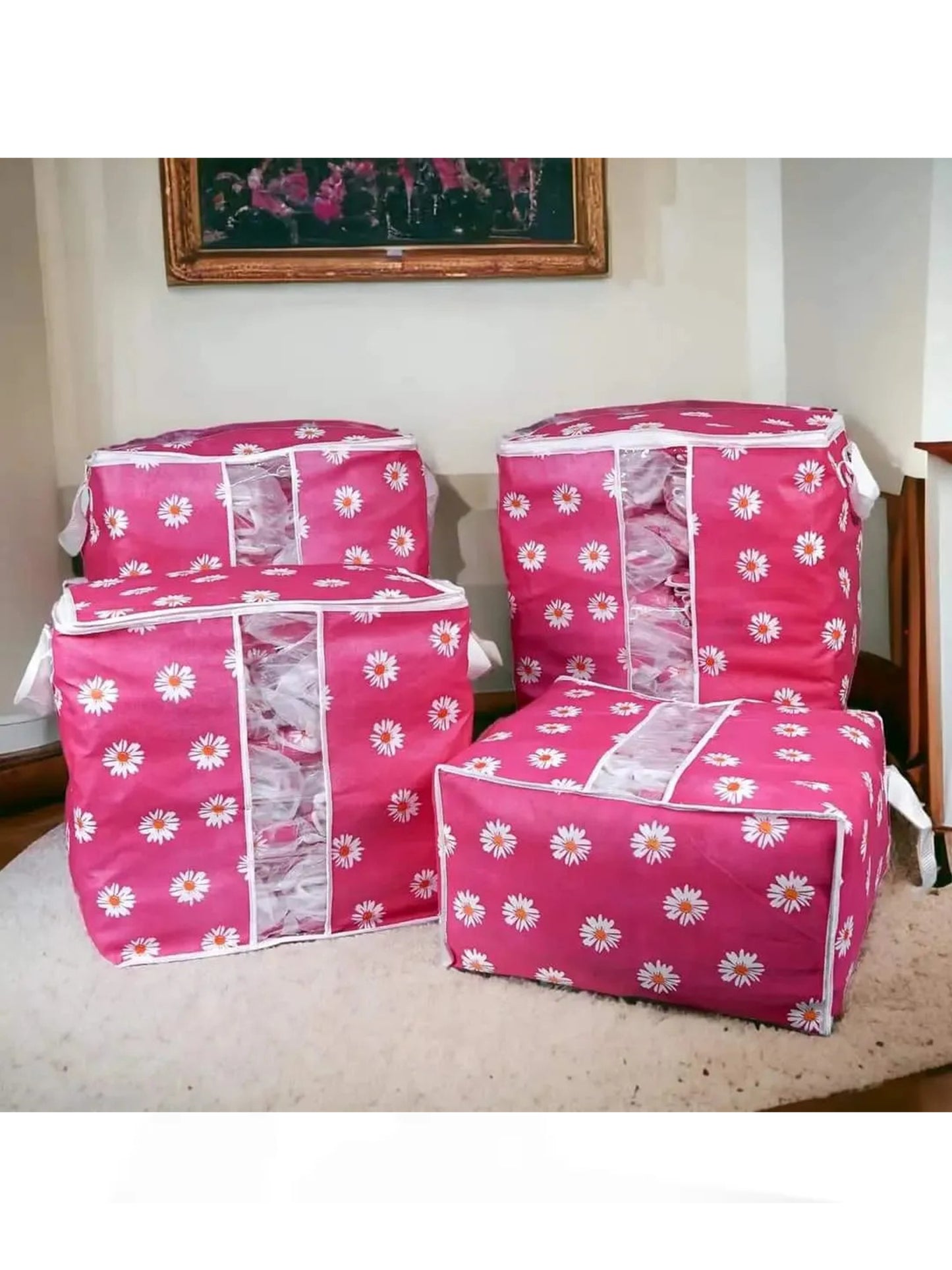 Multicolor Soft Fabric Storage Bag 03