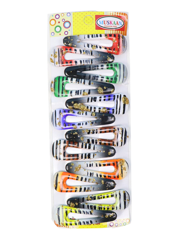 Pack of 12 Girl's Hairpins Multicolor & Multidesign H-003