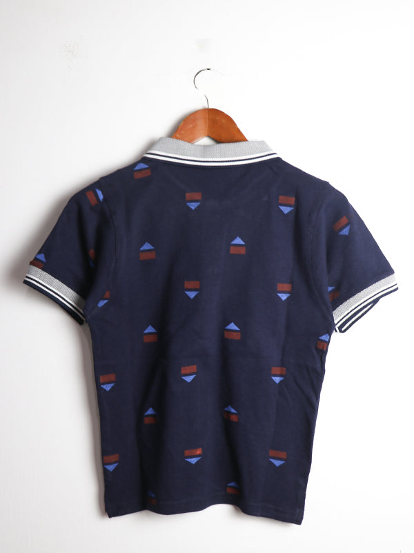 HG Men's Polo T-Shirt Navy Blue