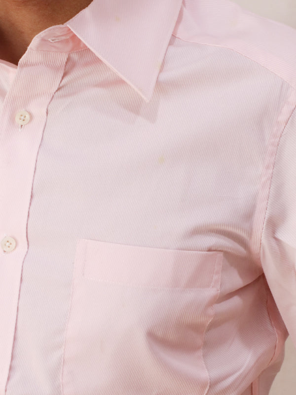 MFS45 Men's Formal Dress Shirt Self Line