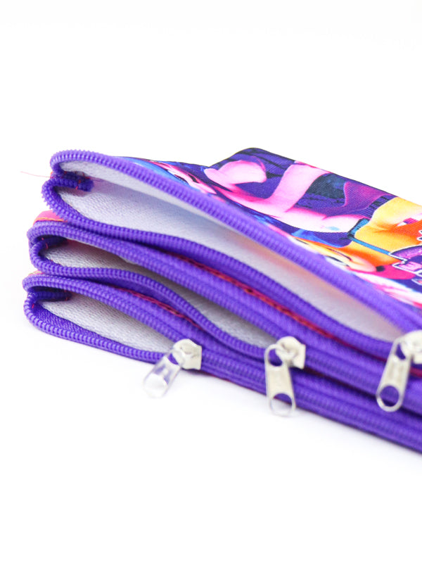 Zipper Pencil Pouch For Girls - Multidesign