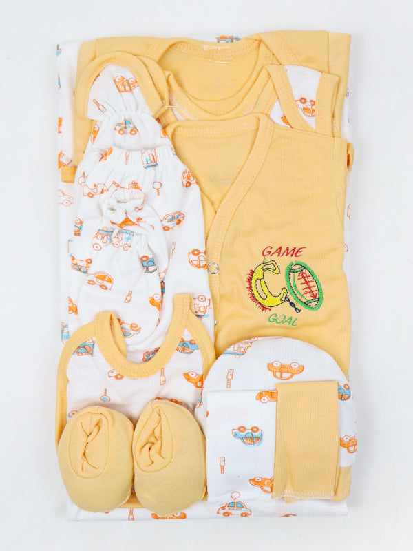 HG Newborn Gift Set 0Mth - 3Mth Pack of 12 Game Goal Light Orange