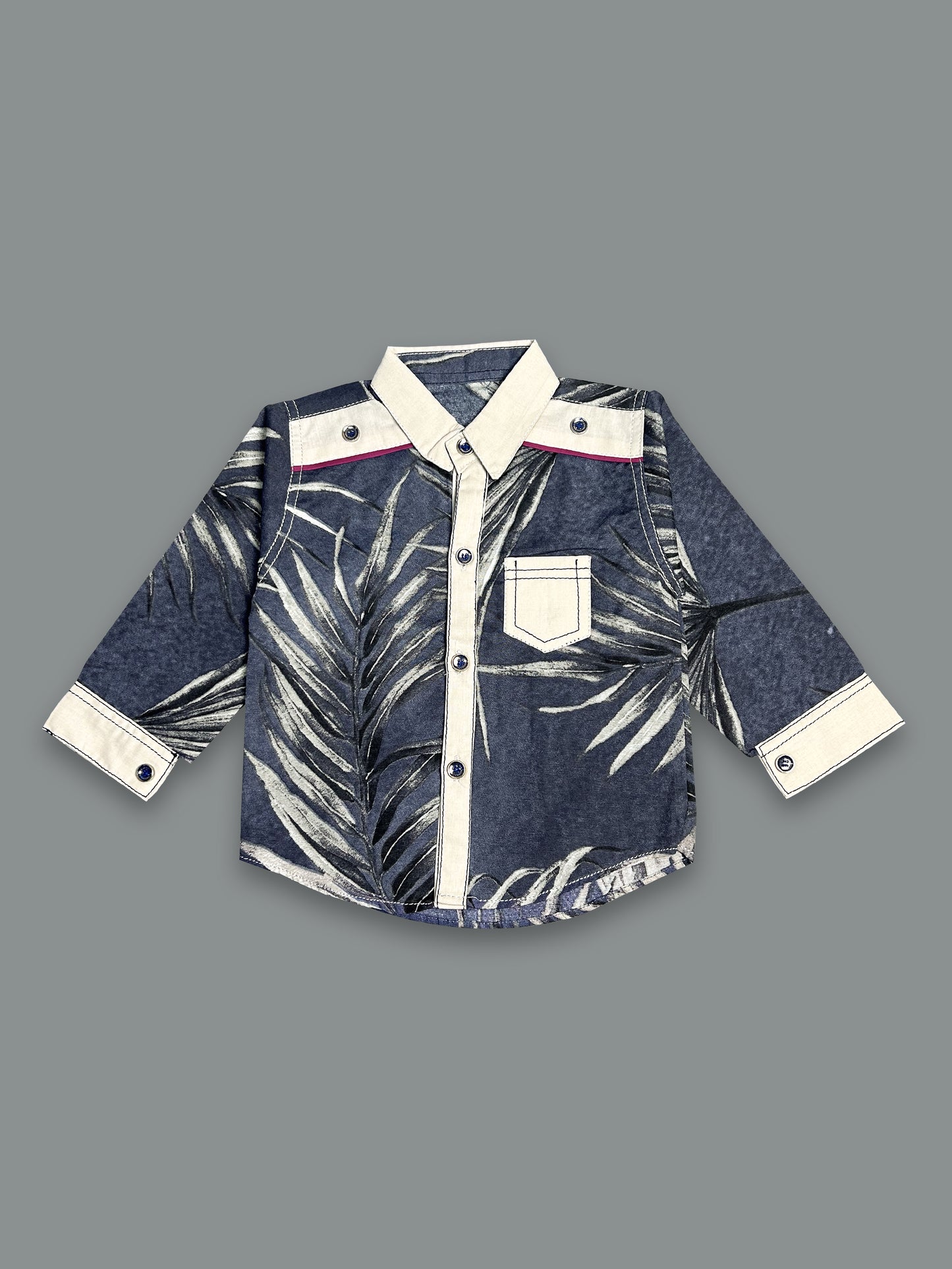 2.5Yrs - 8Yrs G Blue Casual Shirt for Boys BCS29