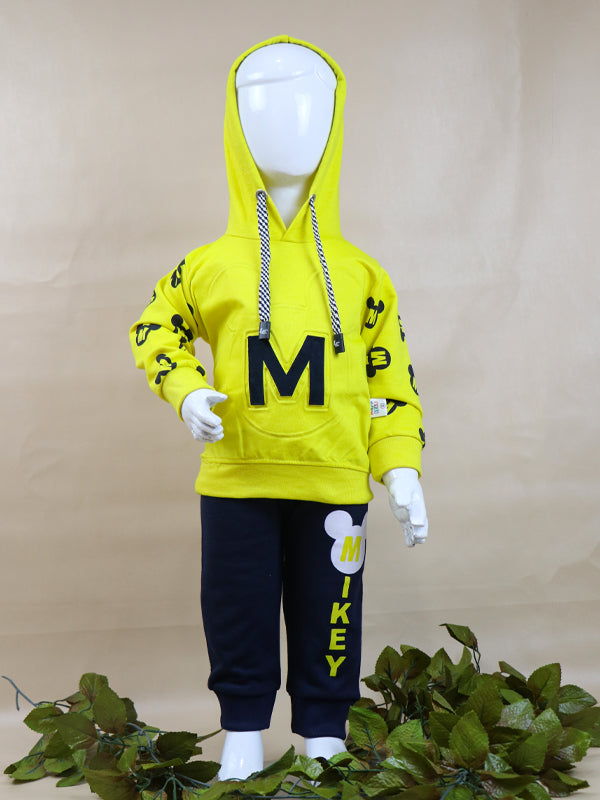 BS12 SK Hooded Kids Suit 1Yr - 4Yrs M Yellow