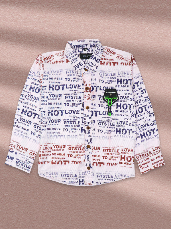 NB Boys Casual Shirt 3Yrs - 12Yrs GX Unique Light Pink