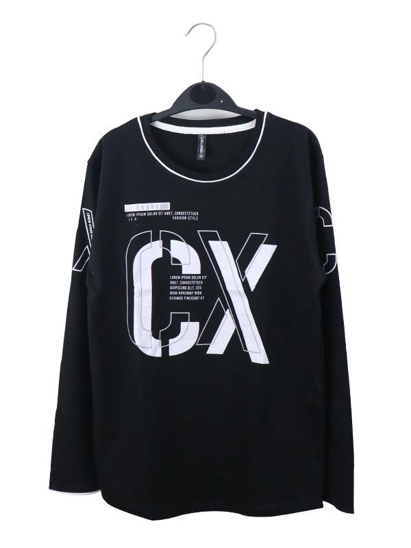 ATT Boys T-Shirt 13 Yrs - 17 Yrs CX Black
