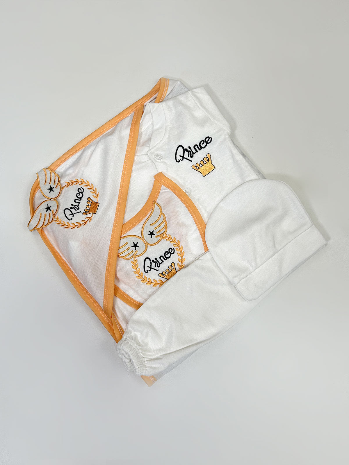 0Mth - 3Mth Orange 5Pcs Gift Set For Newborn HG NBGS247