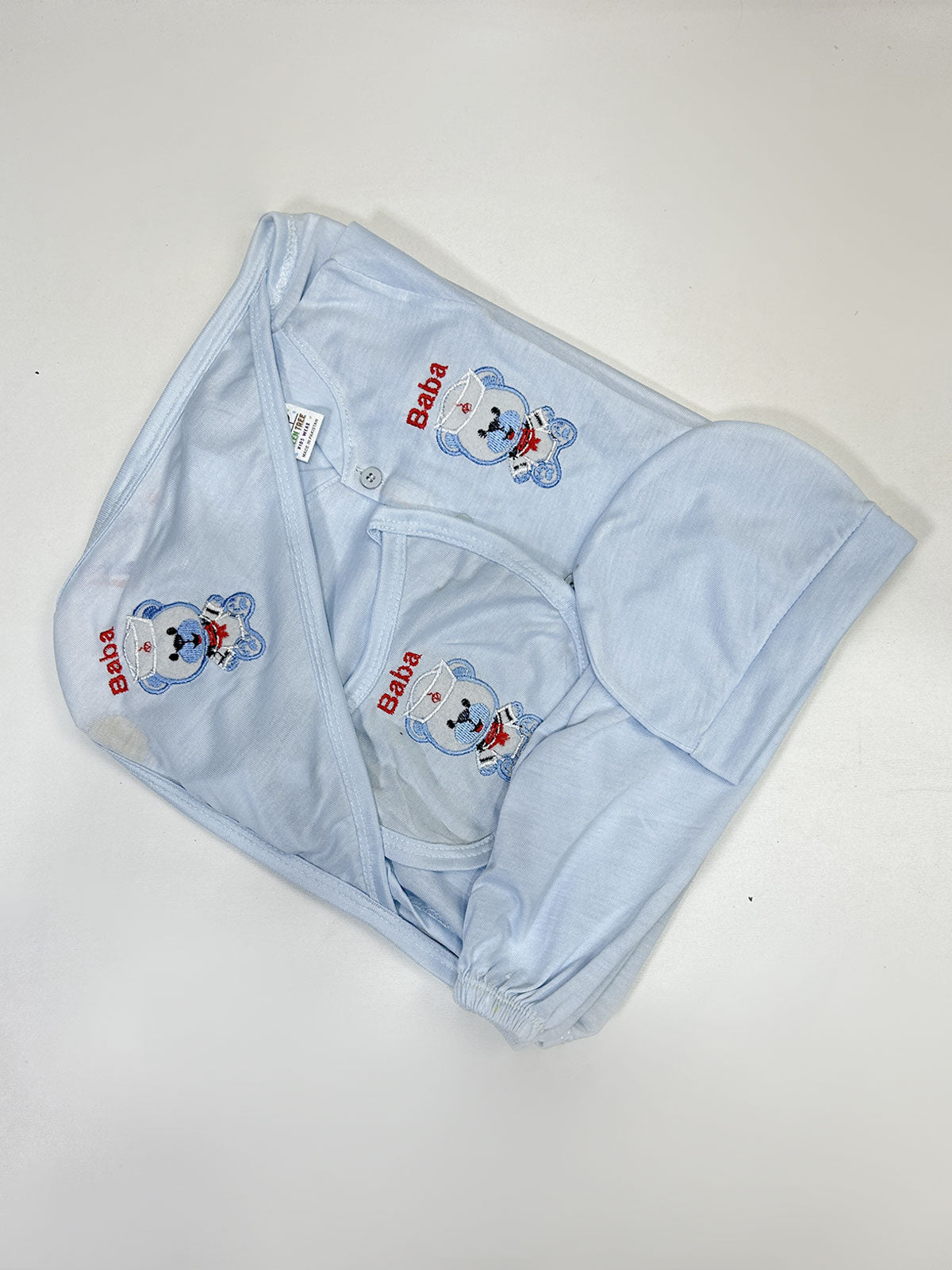 0Mth - 3Mth Blue 5Pcs Gift Set For Newborn HG NBGS262