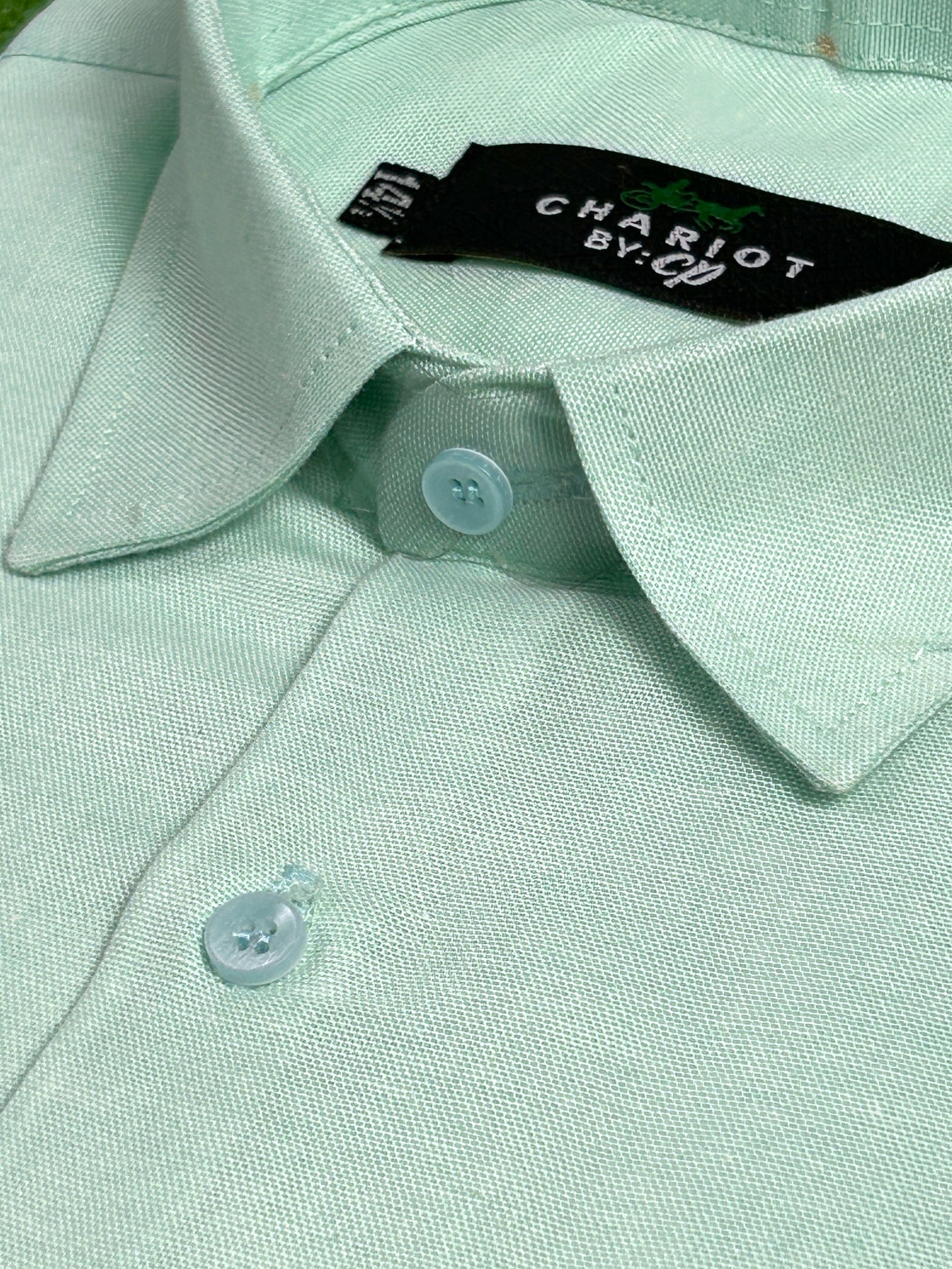 Ferozi Chambray Formal Dress Shirt For Men MFS366