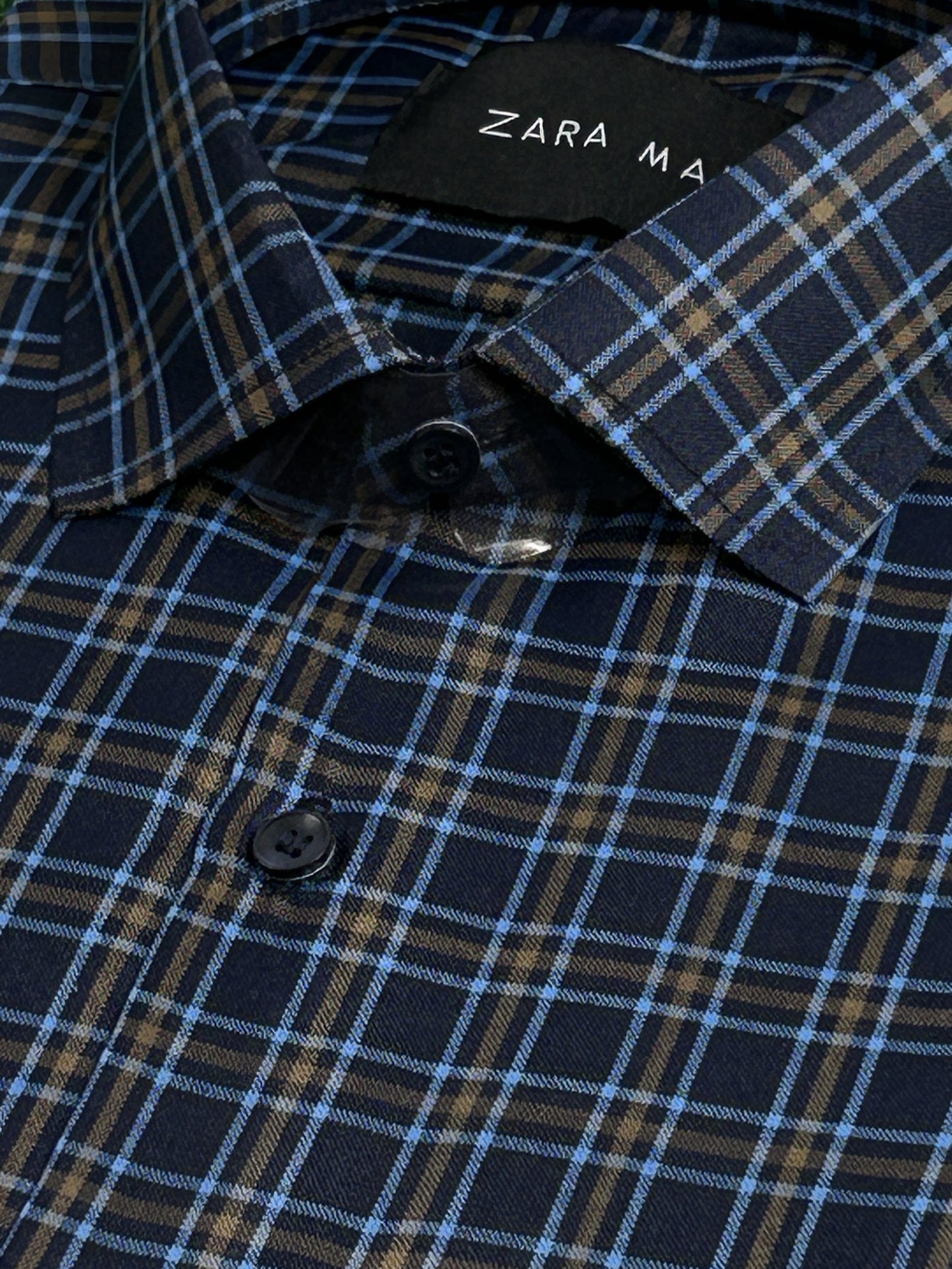 Brown Lines Formal Dress Shirt For Men MFS363