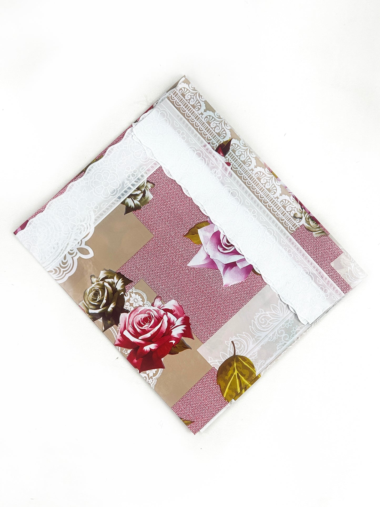 D-08 Dastarkhwan / Table Cover Double Sided - Multi Design & Multi Color - PVC Sheet 31"x 43"