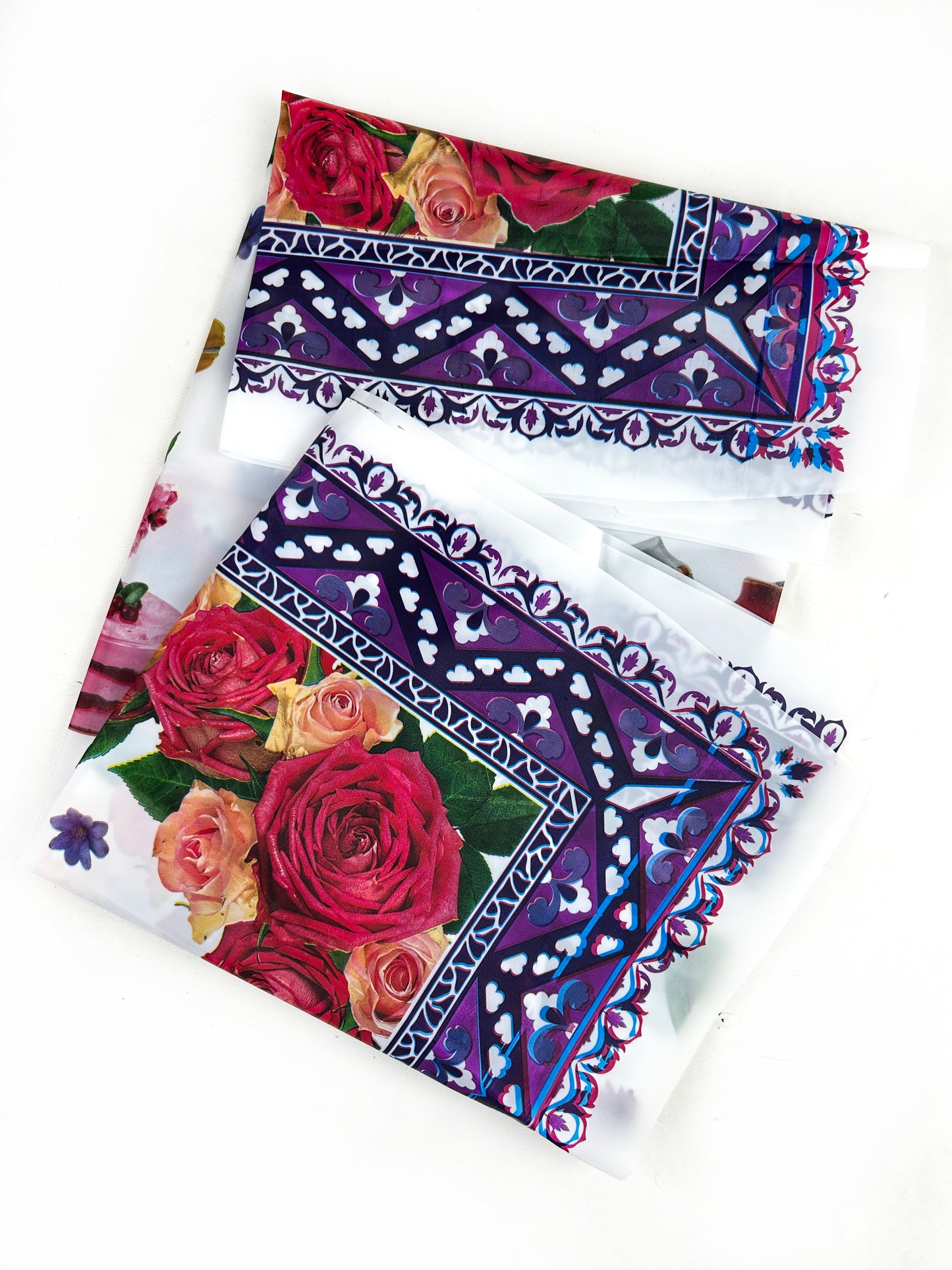 D-11 Dastarkhwan / Table Cover - Multi Design & Multi Color - PVC Sheet 36"x 46"