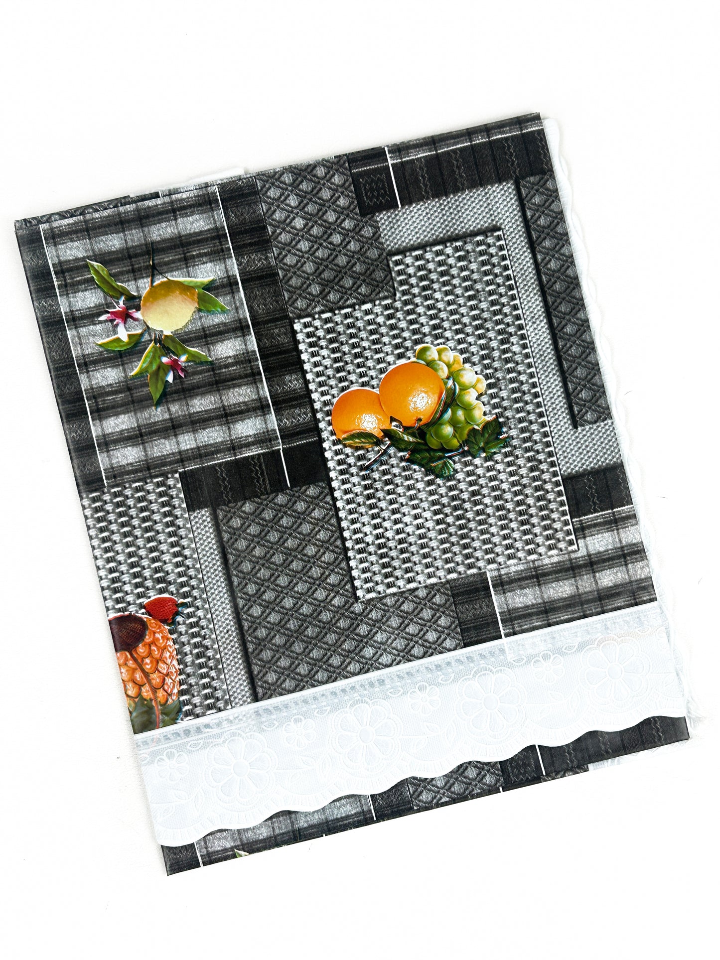D-08 Dastarkhwan / Table Cover Double Sided - Multi Design & Multi Color - PVC Sheet 31"x 43"
